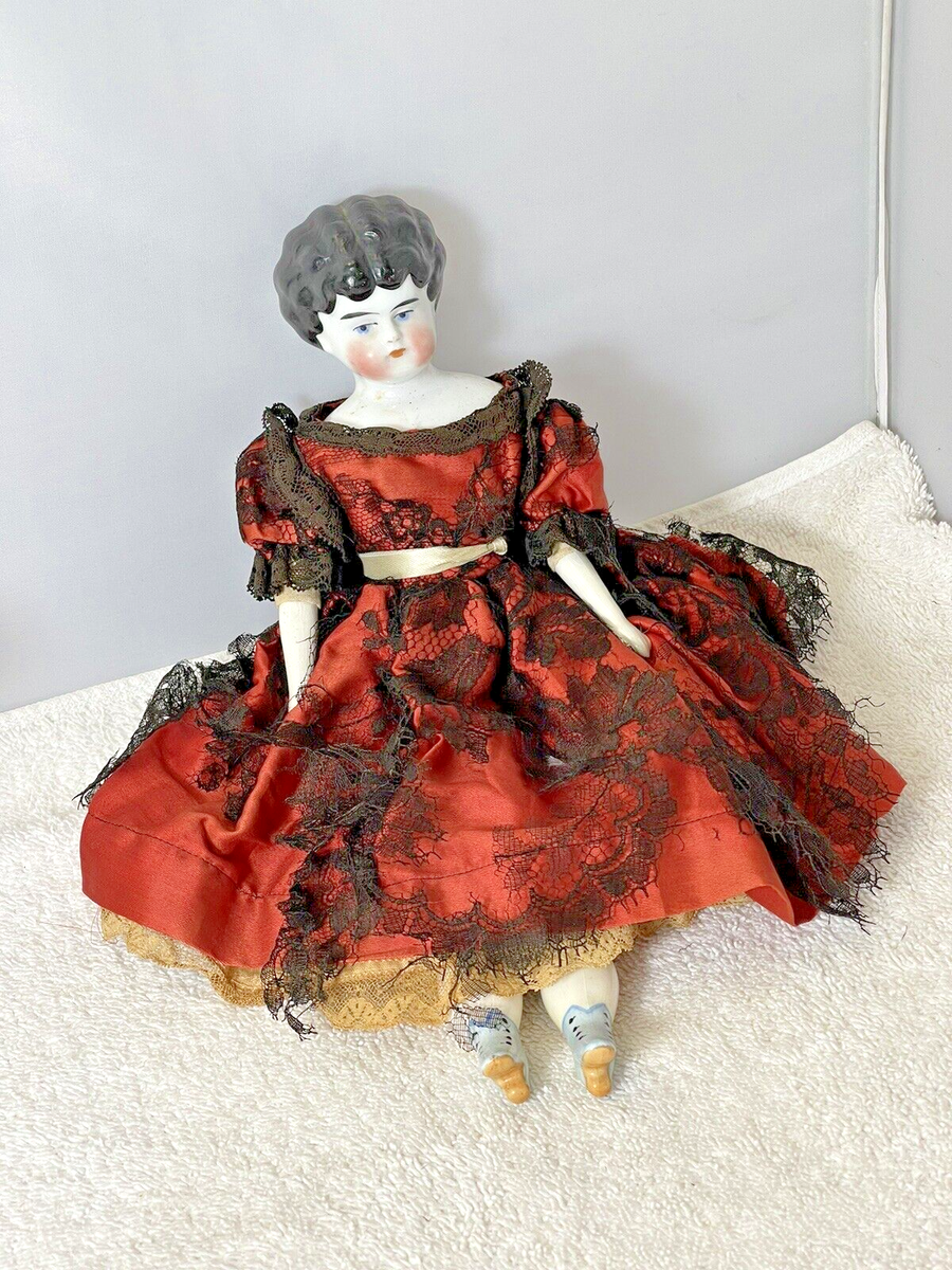 Vintage China Head Girl Doll 11