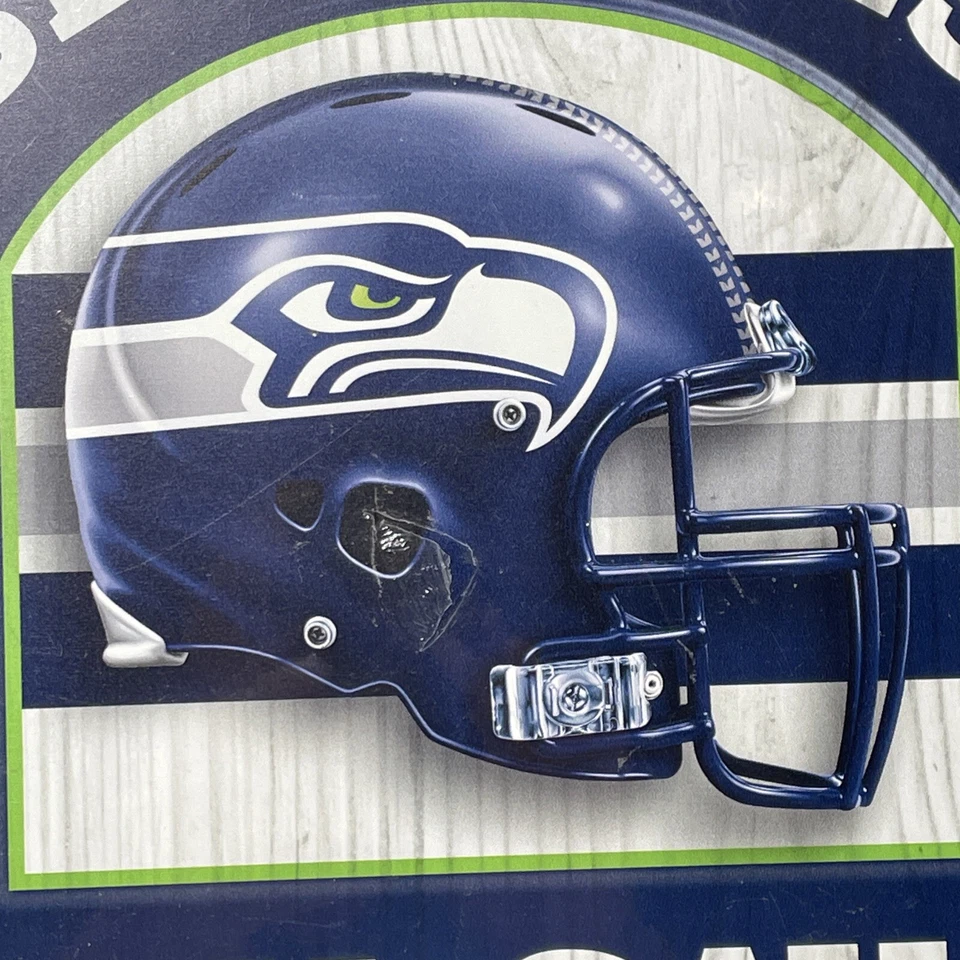 Настенный знак Seattle Seahawks FAN CAVE Where There's No Offseason 11 x 17 дюймов нераспечатанный - Изображение 2 из 4