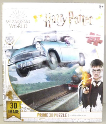 Harry Potter Prime 3D Puzzle 500 Pieces Flying Car Hogwarts Express Brand New!