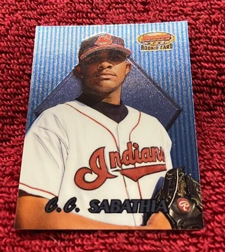 1999 Bowman's Best #171 C.C. SABATHIA Baseball Card ROOKIE RC HOF (1478)