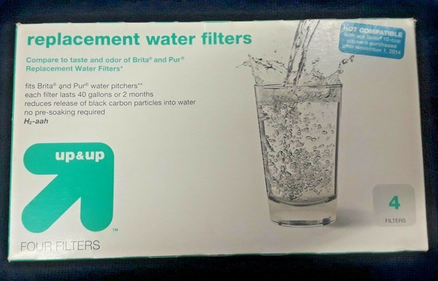 Up Up By Target Replacement Water Filters 4 Pack Fits Brita For Sale Online Ebay
