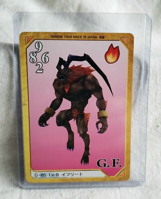Triple Triad G-85 Lv-8 Ifrit Card Final Fantasy FF8 FFVIII ONE Of