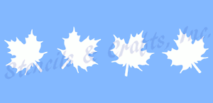 2 1 Maple Leaf Border Stencil Template Sbook Pattern Craft Image Is Loading 2 1 034 Maple Leaf Border Stencil