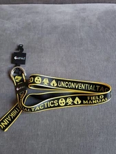 Rare! Ethika Black/Yellow "Field Manual: 1989" Web Belt - O/S - Brand New! 
