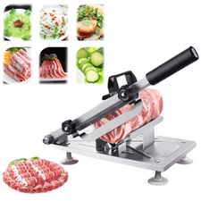 Manual Meat Chopper Adjustable Thickness Household Kitchen Cutting Machine