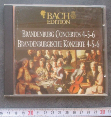 Bach Edition: Brandenburg Konzerte Concertos 4-5-6 Robert Haydon Clark