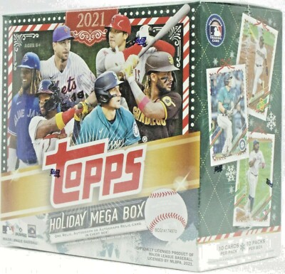 2021 Topps MLB Holiday Baseball Trading Card Mega Box FACTORY