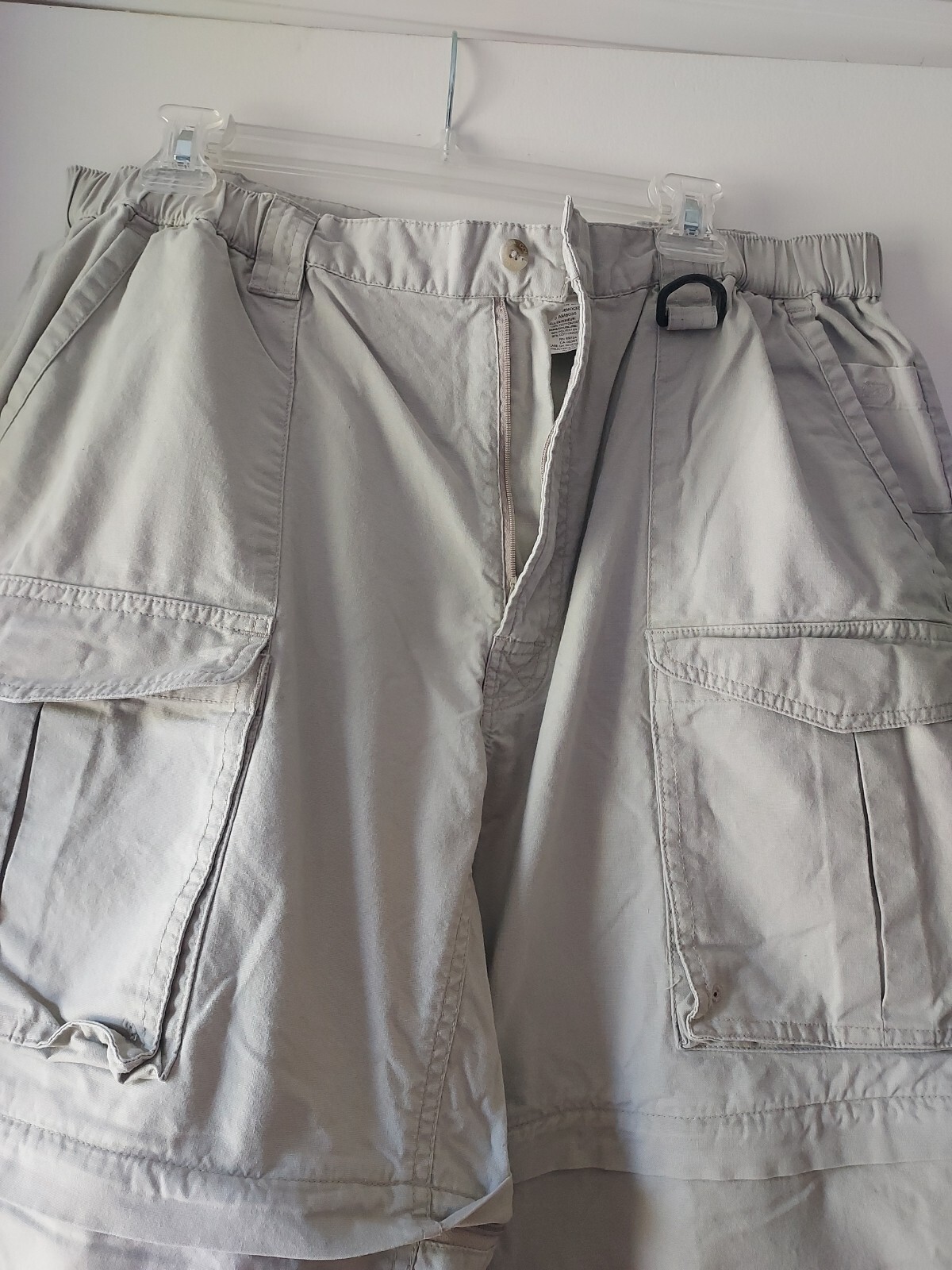 Columbia Mens Cargo Pants/ Shorts Khaki Cotton Light … Gem