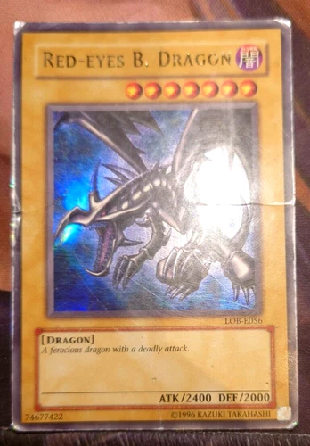 Yu-Gi-Oh!  LOB-E056 Red-Eyes B. Dragon Ultra Rare Unlimited Edition