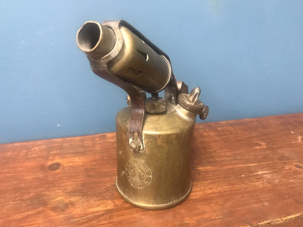 Vintage Brass Govner Paraffin Blow Torch