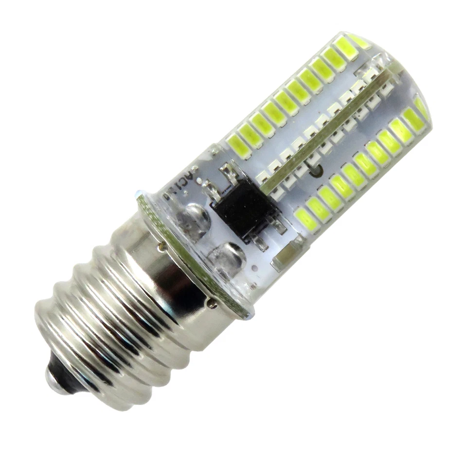 10pcs E17 Intermediate C9 LED Light Microwave Bulb 80 3014 SMD Lamp 120V/6500K  - Image 3 of 4