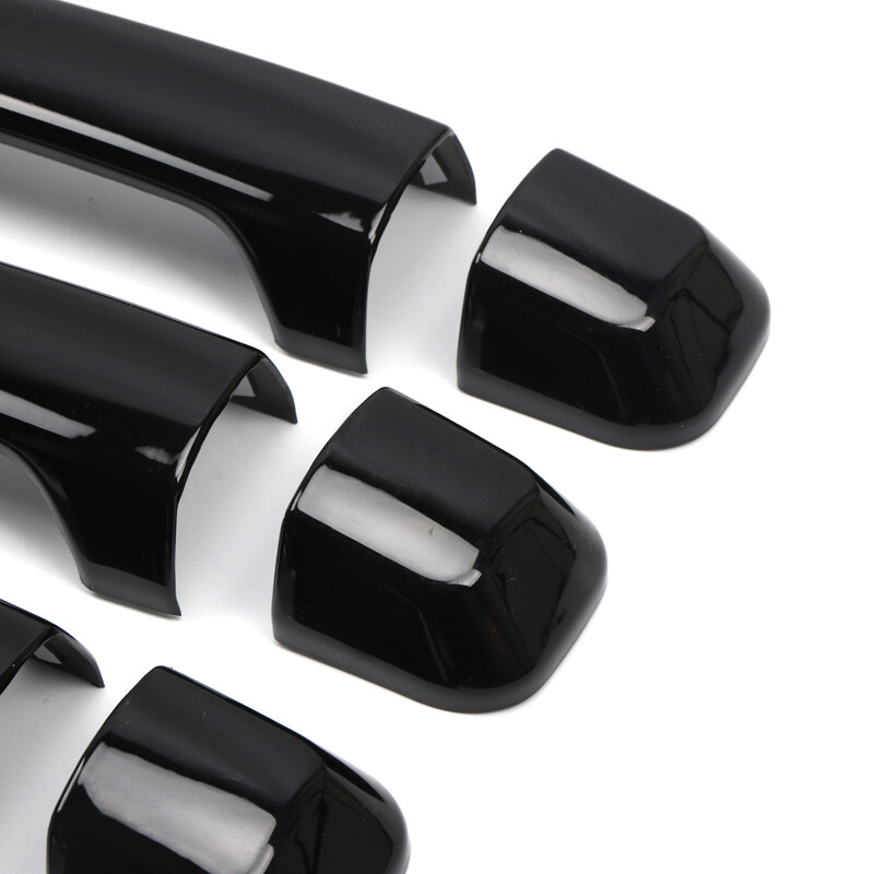 Glossy Black Exterior Door Handle Cover Trim 8pcs For Toyota 4Runner