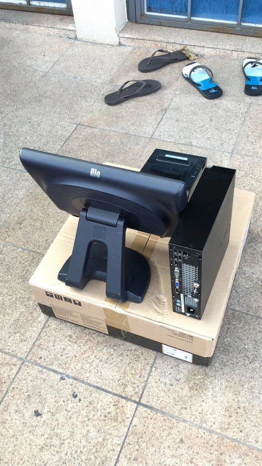 15" Touchscreen All In One POS System Restaurant Point Of Sale 1 Printers - Image 3 of 4