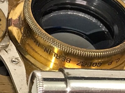 Goerz Berlin 120mm f/6.8 Doppel Anastigmat Ser III Dagor Lens with