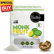 Monk Fruit with Granulated Allulose (No Erythritol) | All Natural Sugar Substitu