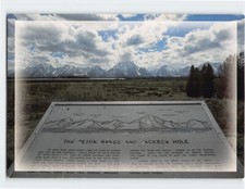 Postcard The Teton Range And Jackson Hole Grand Teton National Park Wyoming USA