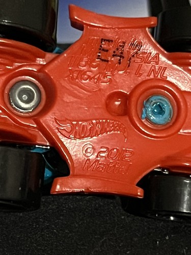 Hot Wheels Mini Indy Race Car #6 Blue NM Condition - Picture 8 of 8