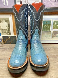botas lucchese de avestruz