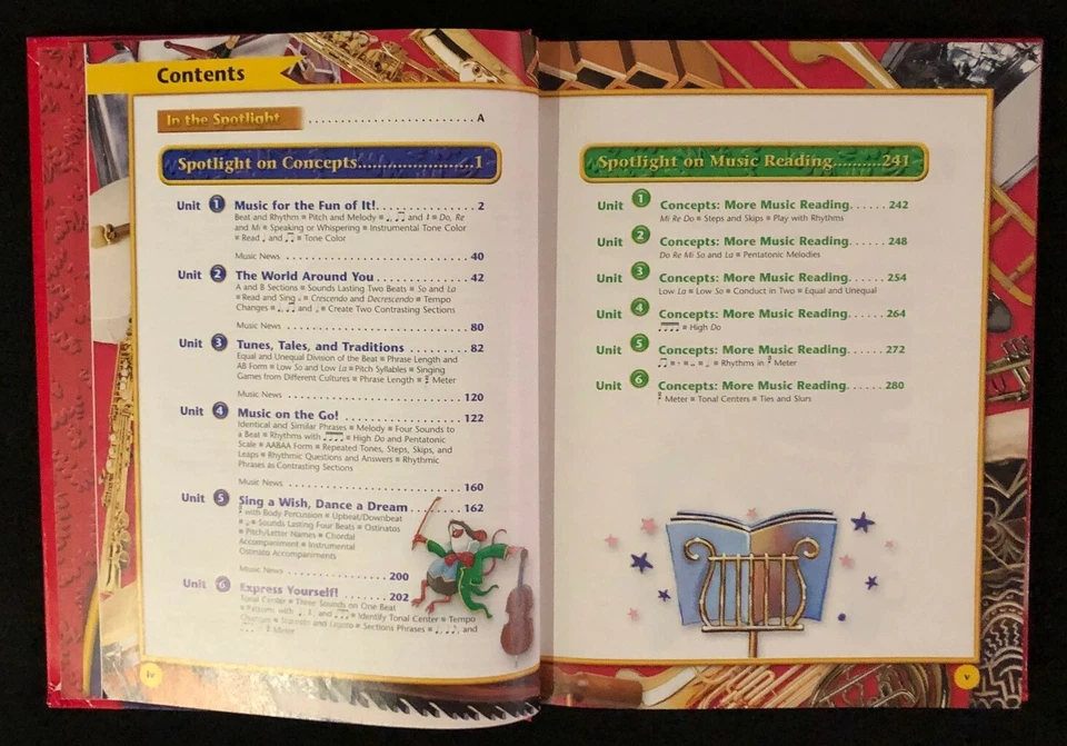 3rd Grade - SPOTLIGHT ON MUSIC - STUDENT TEXTBOOK (2005, Macmillian/McGraw-Hill) - Image 3 of 4