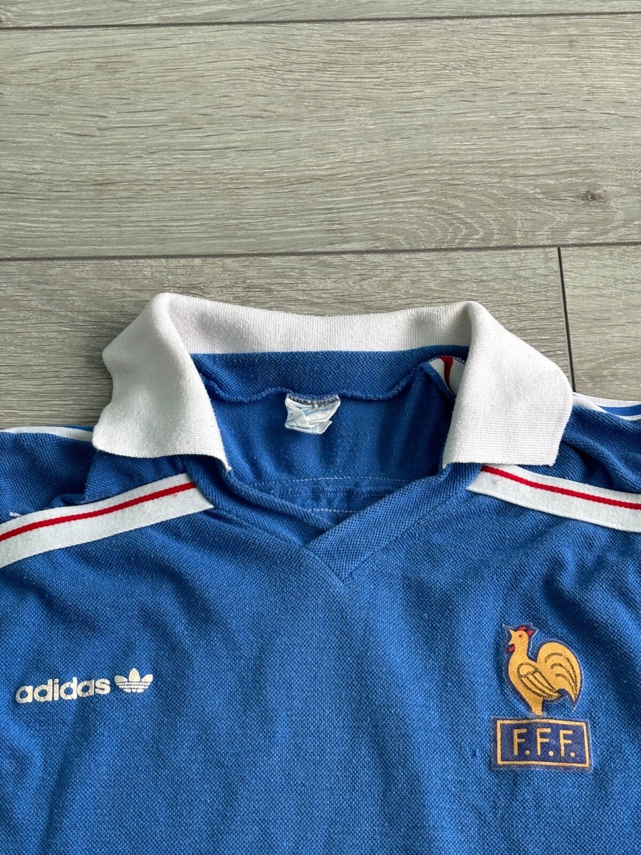 France Adidas Ventex Vintage Rare Retro Football Shirt Soccer