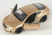 Blitz Versand Bentley Continental Supersports Gold Welly Modell Auto Neu & Ovp