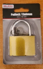 Tool Bench Hardware Key Lock Padlock 2 Keys  2in/50mm