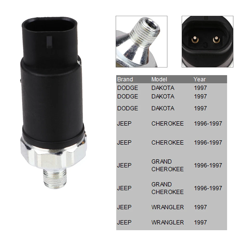 Sensor de presión de aceite del motor compatible con Dodge Dakota 1997 88924457 Foto 4 de 4