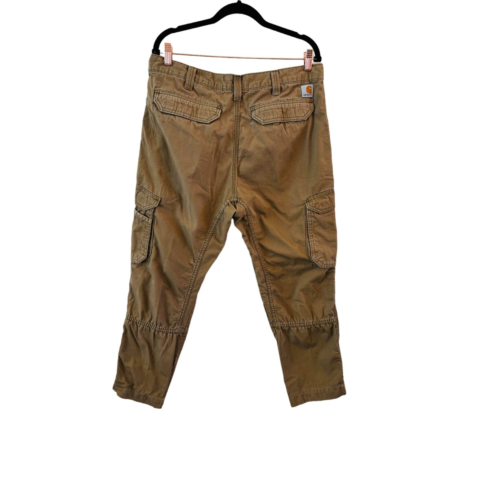 Carhartt Men's Force Relaxed Fit Tan Khaki Cargo Pants Size 36x36 eBay