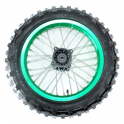 14" Inch 60/100-14 Front Wheel Tire Rim 12" Inch 80/100-12 Rear Wheel Tire Rim E - Foto 8