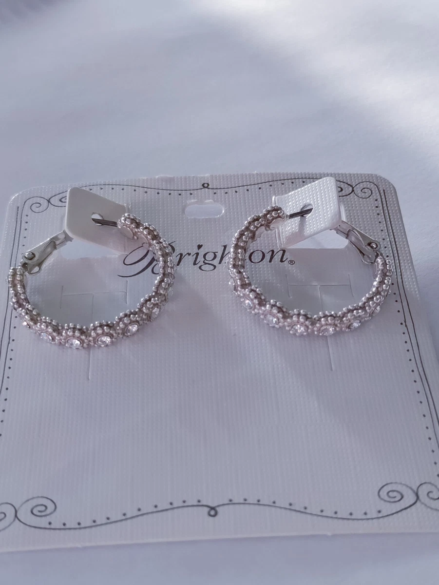 Brighton Twinkle Splendor Small Hoop Earrings eBay