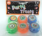 MINI YO-YO 6 PACK BRAND NEW PARTY BAG TOYS - FAVOURS