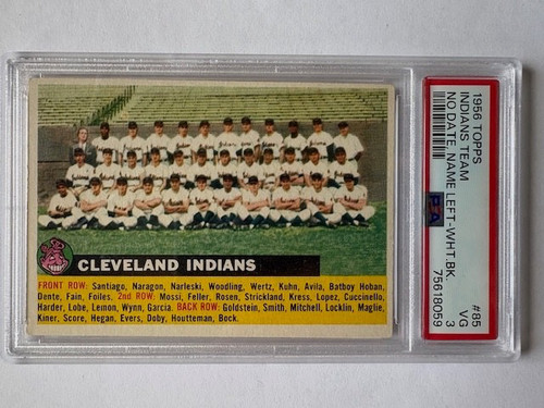1956 Indians Team [Gray Back] #85