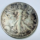 1934 WALKING LIBERTY 90% SILVER HALF DOLLAR CIRCULATED COIN #6129