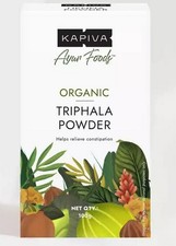 Kapiva Organic Triphala Powder 100g Helps Relieve Constipation
