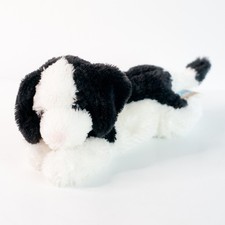 Animal Alley Puppy Dog Border Collie Spaniel 2000 12" Plush Toys R Us Pink Nose