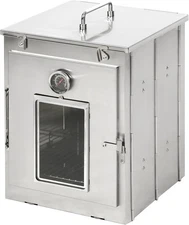 REDCAMP 16" H Foldable Camping Oven with Storage 16"H, 35L, Silver 