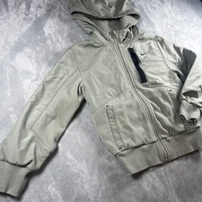 Nike City Utility EasyOn Therma-FIT Jacket Youth Small Green Full Zip Hooded