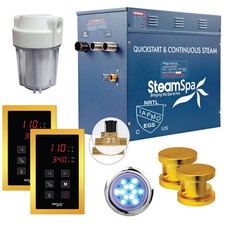 SteamSpa RYT1200-A Royal 12 KW QuickStart Steam Bath Generator - Gold