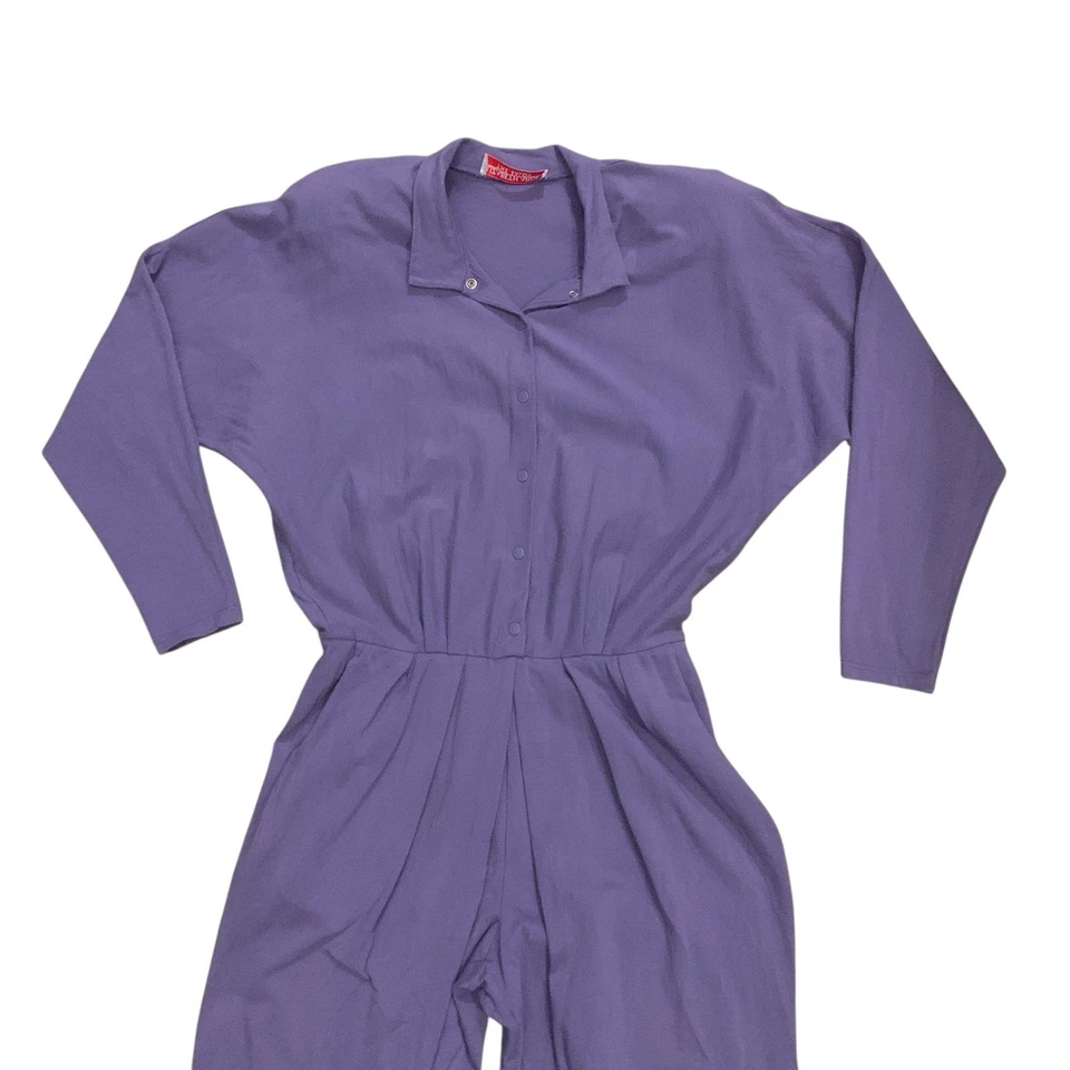 Mono mameluco vintage Elizabeth Arden The Salon grande púrpura años 80 90 Foto 2 de 4
