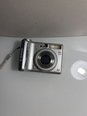Canon PowerShot A540 6.0MP Digital Camera - Silver *TESTED *Shutter Issue*