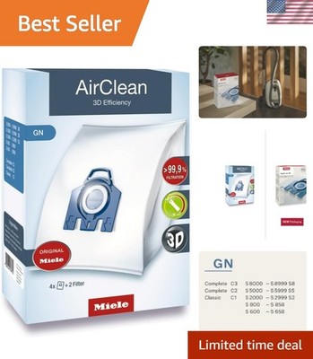 GN Vacuum Cleaner Bags, 4-Pack for Select Vacuums
