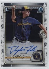 2020 Bowman Chrome Prospect Auto Dylan File #CPA-DF Auto 1bc4