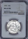 1955 Franklin Half Dollar 50c NGC MS64FBL