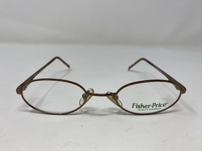 Fisher Price FP DREW COPPER 44-19-130 Brown Full Rim Eyeglasses Frame +H65