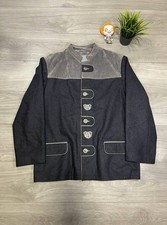 Giacca Tirolese Vintage Man’s World 🇦🇹 Alpine Wool Leather Jacket