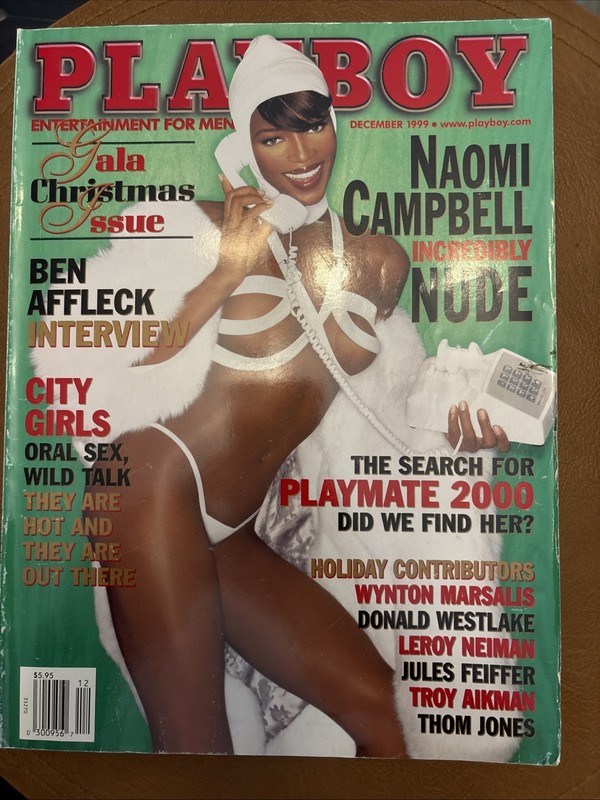PLAYBOY Magazine December 1999 Cover: Naomi Campbell | Playmate: Brooke Richards