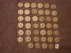 MIX Date Roll of 40  $10 Face Value  90% Silver Washington Quarters