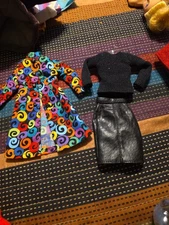 Barbie Colorfull Jacket And Skirt And Sweater