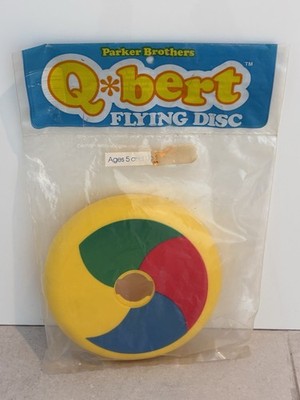 QBert flying disc Arcade game Gottlieb 1983