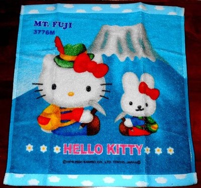 Hello Kitty Towel Mt. Fuji 1 sheet